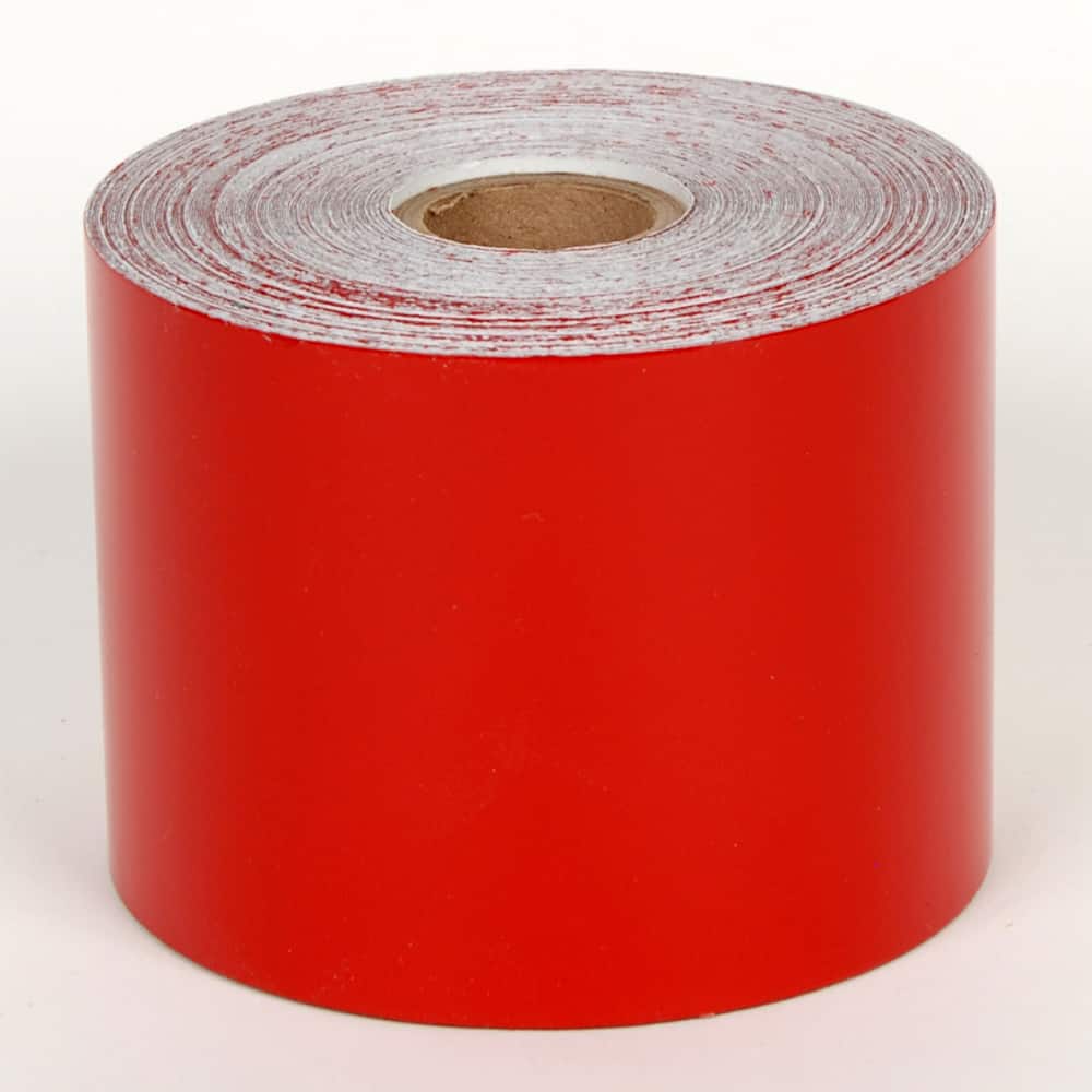 Cobra Systems - Labels, Ribbons & Tapes; Type: Vinyl Tape ; Color: Red ; For Use With: VNM4PRO ; Width (Inch): 3 ; Length (Feet): 75 ; Material: Vinyl - Exact Tooling