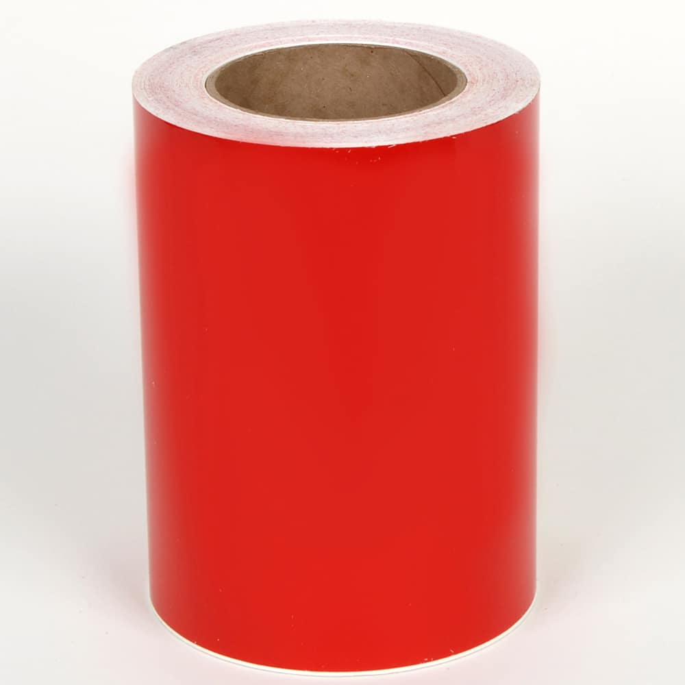Cobra Systems - Labels, Ribbons & Tapes; Type: Vinyl Tape ; Color: Red ; For Use With: VNM8 ; Width (Inch): 7 ; Length (Feet): 75 ; Material: Vinyl - Exact Tooling