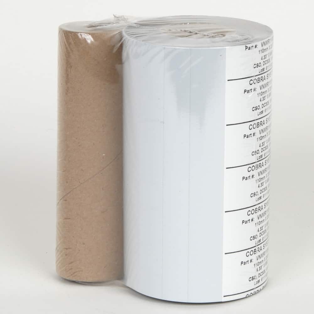 Cobra Systems - Labels, Ribbons & Tapes; Type: Ink Ribbon ; Color: White ; For Use With: VNM4PRO ; Width (Inch): 4 ; Length (Feet): 650 ; Material: Ink Ribbon - Exact Tooling