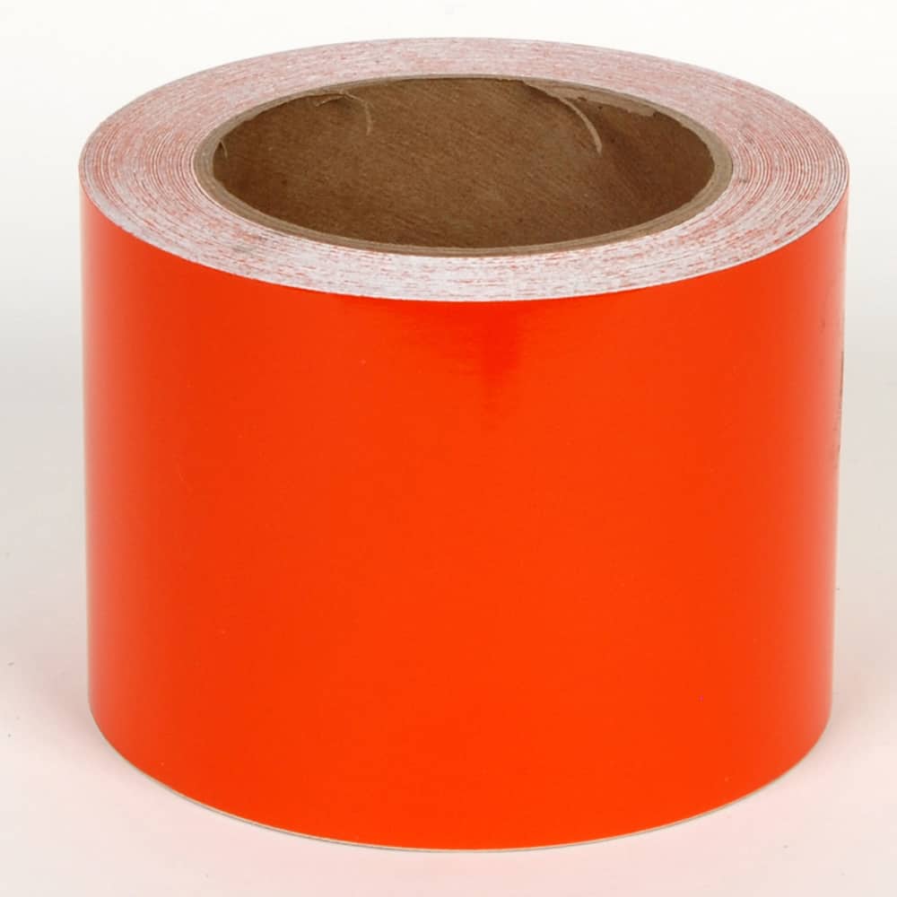 Cobra Systems - Labels, Ribbons & Tapes; Type: Vinyl Tape ; Color: Orange ; For Use With: VNM8 ; Width (Inch): 8 ; Length (Feet): 75 ; Material: Vinyl - Exact Tooling