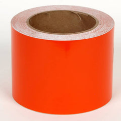 Cobra Systems - Labels, Ribbons & Tapes; Type: Vinyl Tape ; Color: Orange ; For Use With: VNM8 ; Width (Inch): 8 ; Length (Feet): 75 ; Material: Vinyl - Exact Tooling