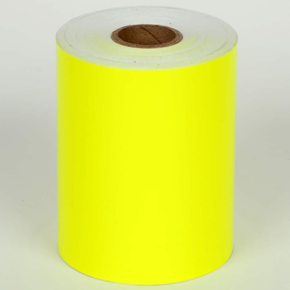 Cobra Systems - Labels, Ribbons & Tapes; Type: Vinyl Tape ; Color: Yellow ; For Use With: VNM8 ; Width (Inch): 8 ; Length (Feet): 75 ; Material: Vinyl - Exact Tooling