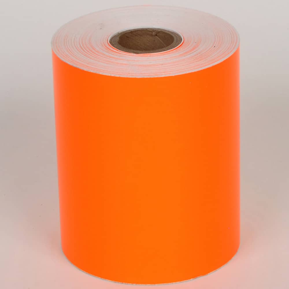 Cobra Systems - Labels, Ribbons & Tapes; Type: Vinyl Tape ; Color: Orange ; For Use With: VNM8 ; Width (Inch): 6 ; Length (Feet): 75 ; Material: Vinyl - Exact Tooling