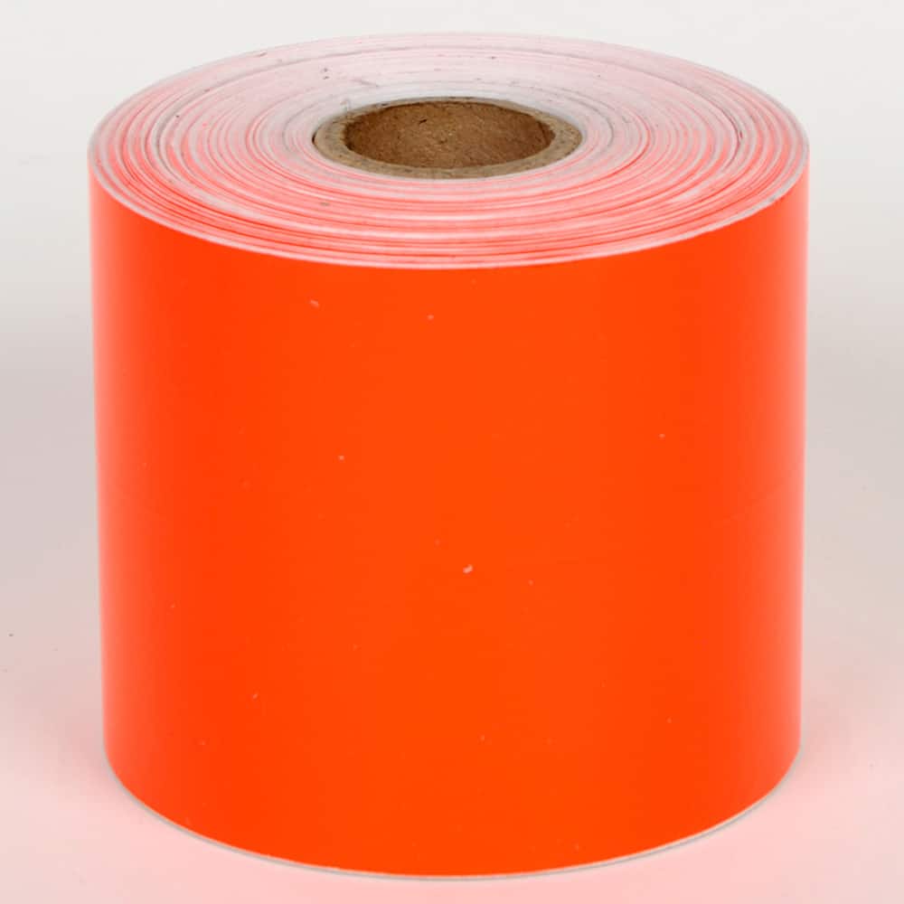 Cobra Systems - Labels, Ribbons & Tapes; Type: Vinyl Tape ; Color: Red ; For Use With: VNM8 ; Width (Inch): 4 ; Length (Feet): 75 ; Material: Vinyl - Exact Tooling