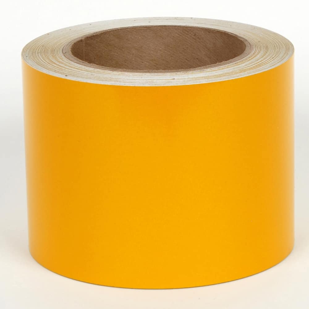Cobra Systems - Labels, Ribbons & Tapes; Type: Vinyl Tape ; Color: Yellow ; For Use With: VNM8 ; Width (Inch): 4 ; Length (Feet): 75 ; Material: Vinyl - Exact Tooling
