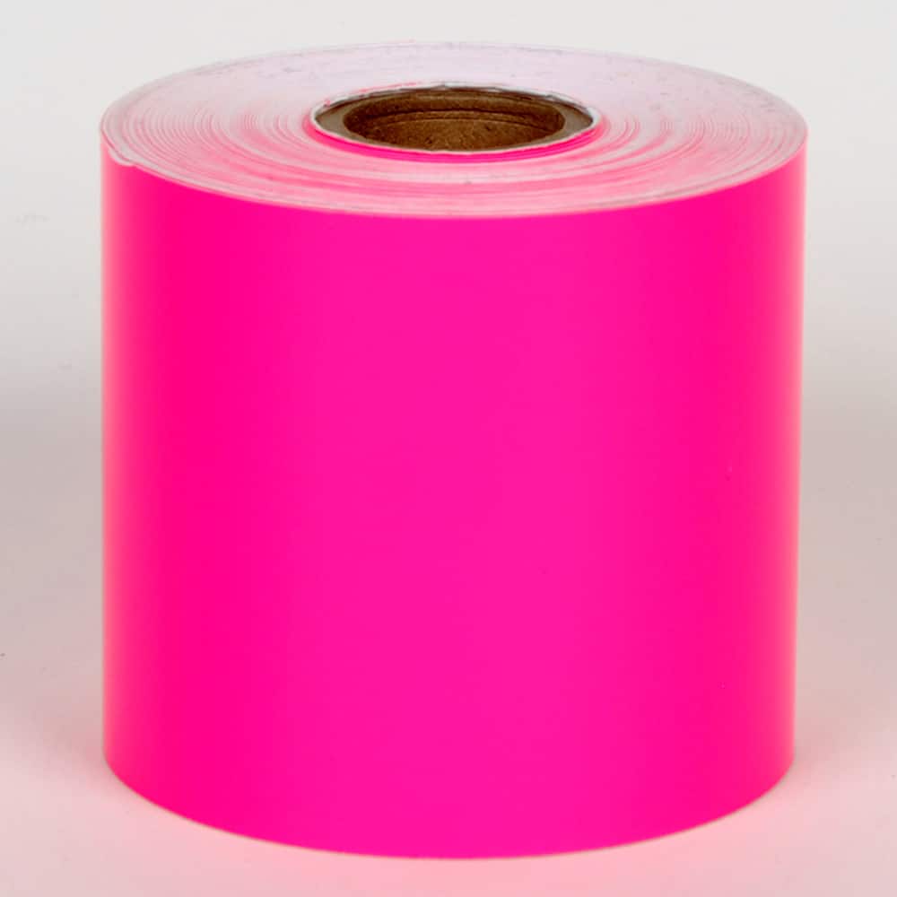 Cobra Systems - Labels, Ribbons & Tapes; Type: Vinyl Tape ; Color: Pink ; For Use With: VNM8 ; Width (Inch): 4 ; Length (Feet): 75 ; Material: Vinyl - Exact Tooling