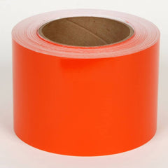 Cobra Systems - Labels, Ribbons & Tapes; Type: Vinyl Tape ; Color: Orange ; For Use With: VNM8 ; Width (Inch): 5 ; Length (Feet): 150 ; Material: Vinyl - Exact Tooling
