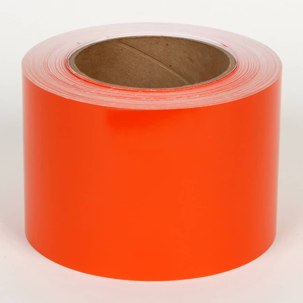 Cobra Systems - Labels, Ribbons & Tapes; Type: Vinyl Tape ; Color: Orange ; For Use With: VNM8 ; Width (Inch): 4 ; Length (Feet): 150 ; Material: Vinyl - Exact Tooling