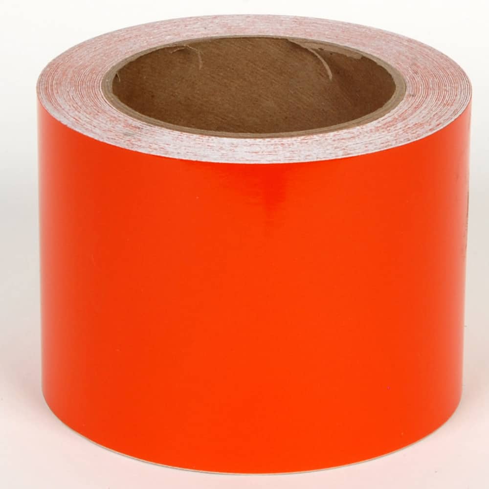 Cobra Systems - Labels, Ribbons & Tapes; Type: Vinyl Tape ; Color: Orange ; For Use With: VNM8 ; Width (Inch): 6 ; Length (Feet): 75 ; Material: Vinyl - Exact Tooling