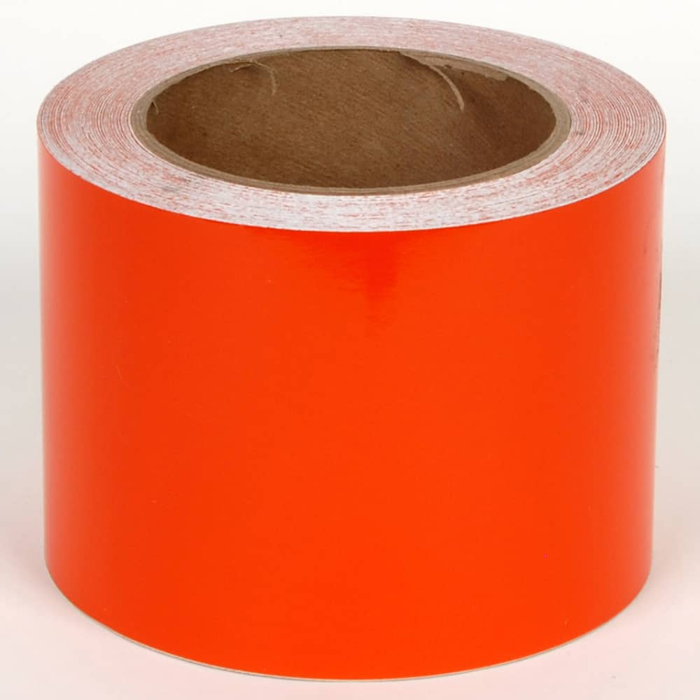 Cobra Systems - Labels, Ribbons & Tapes; Type: Vinyl Tape ; Color: Orange ; For Use With: VNM8 ; Width (Inch): 4 ; Length (Feet): 75 ; Material: Vinyl - Exact Tooling