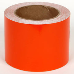 Cobra Systems - Labels, Ribbons & Tapes; Type: Vinyl Tape ; Color: Orange ; For Use With: VNM8 ; Width (Inch): 4 ; Length (Feet): 75 ; Material: Vinyl - Exact Tooling