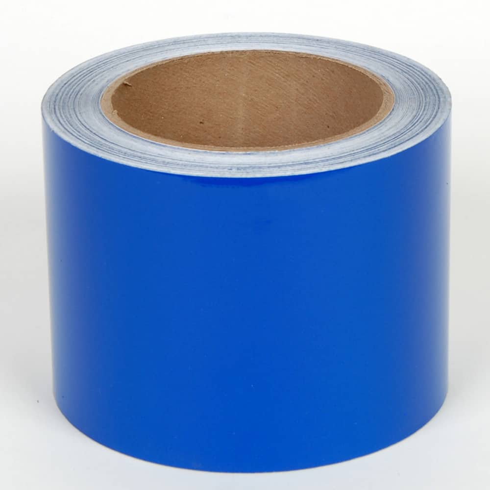 Cobra Systems - Labels, Ribbons & Tapes; Type: Vinyl Tape ; Color: Bue ; For Use With: VNM8 ; Width (Inch): 4 ; Length (Feet): 75 ; Material: Vinyl - Exact Tooling