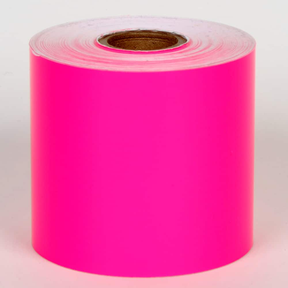 Cobra Systems - Labels, Ribbons & Tapes; Type: Vinyl Tape ; Color: Pink ; For Use With: VNM8 ; Width (Inch): 6 ; Length (Feet): 75 ; Material: Vinyl - Exact Tooling