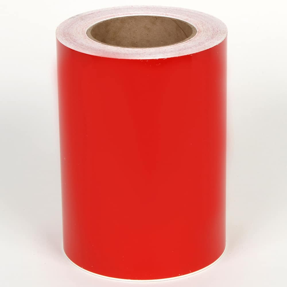Cobra Systems - Labels, Ribbons & Tapes; Type: Vinyl Tape ; Color: Red ; For Use With: VNM8 ; Width (Inch): 9 ; Length (Feet): 75 ; Material: Vinyl - Exact Tooling