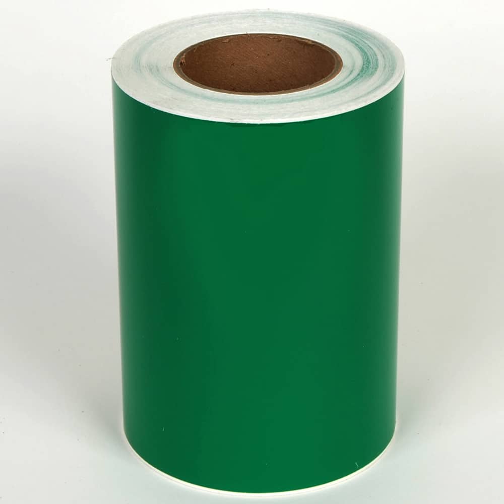 Cobra Systems - Labels, Ribbons & Tapes; Type: Vinyl Tape ; Color: Green ; For Use With: VNM8 ; Width (Inch): 8 ; Length (Feet): 150 ; Material: Vinyl - Exact Tooling