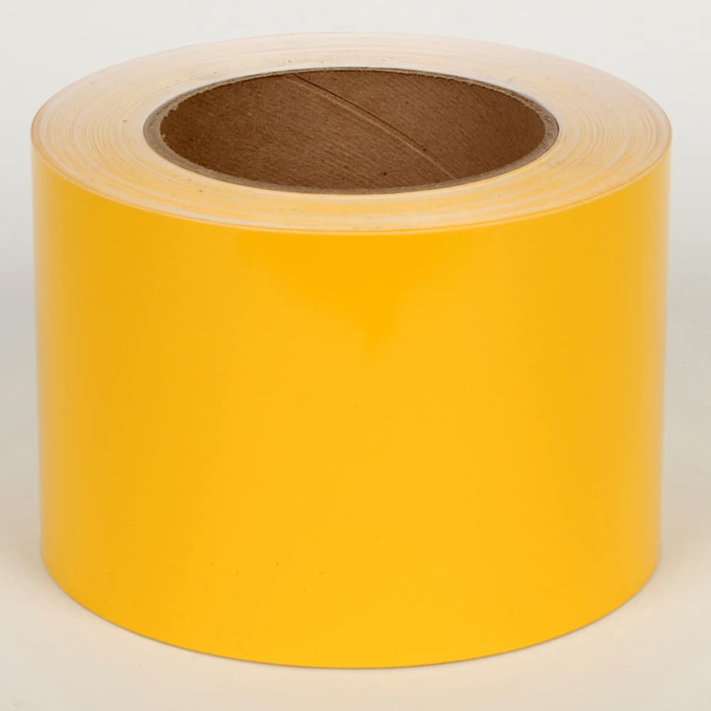 Cobra Systems - Labels, Ribbons & Tapes; Type: Vinyl Tape ; Color: Yellow ; For Use With: VNM8 ; Width (Inch): 8 ; Length (Feet): 150 ; Material: Vinyl - Exact Tooling