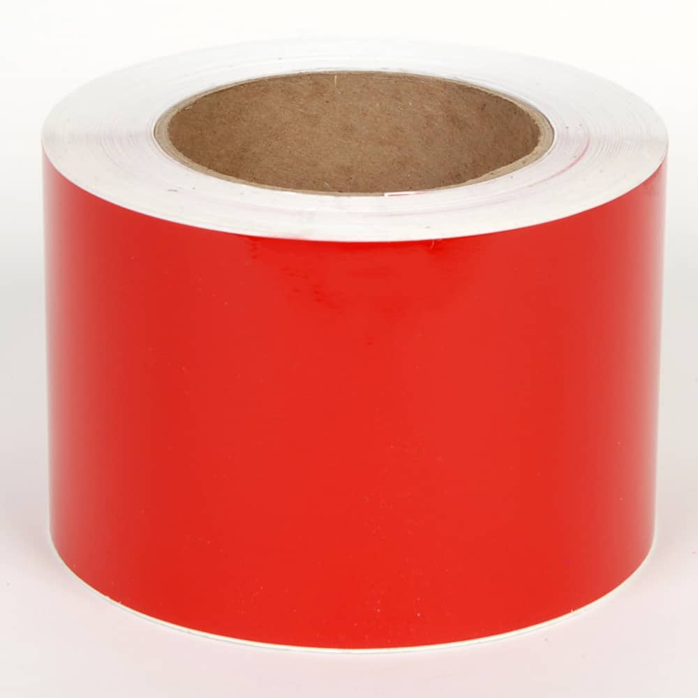 Cobra Systems - Labels, Ribbons & Tapes; Type: Vinyl Tape ; Color: Red ; For Use With: VNM8 ; Width (Inch): 8 ; Length (Feet): 984 ; Material: Vinyl - Exact Tooling