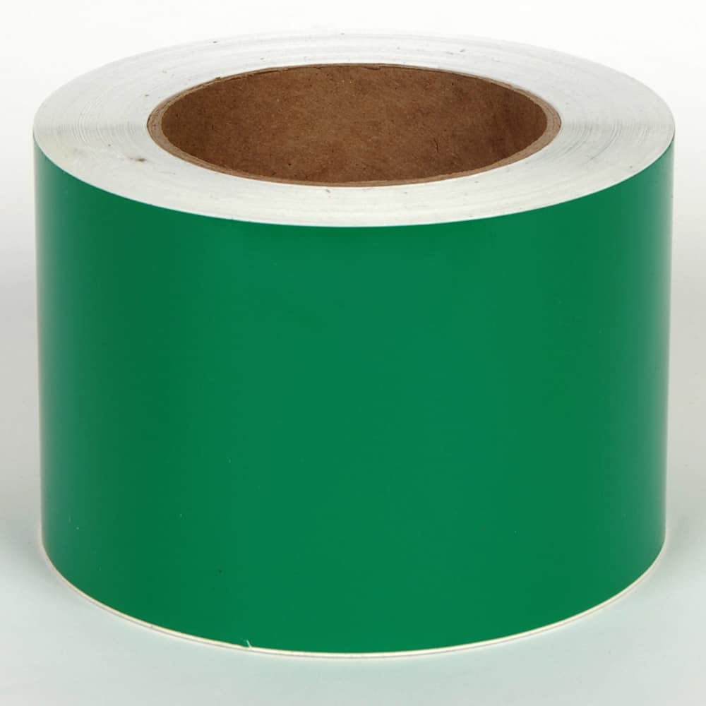 Cobra Systems - Labels, Ribbons & Tapes; Type: Vinyl Tape ; Color: Green ; For Use With: VNM8 ; Width (Inch): 4 ; Length (Feet): 150 ; Material: Vinyl - Exact Tooling