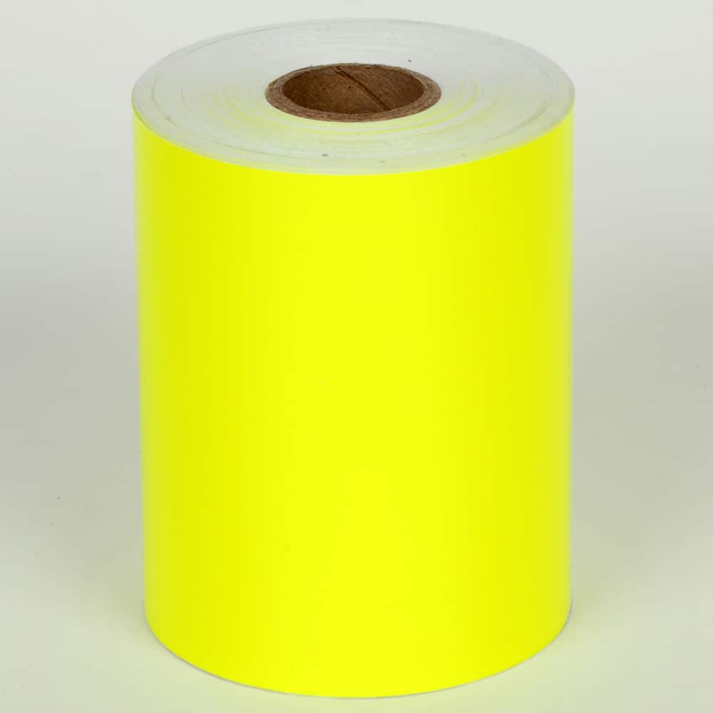 Cobra Systems - Labels, Ribbons & Tapes; Type: Vinyl Tape ; Color: Yellow ; For Use With: VNM8 ; Width (Inch): 4 ; Length (Feet): 75 ; Material: Vinyl - Exact Tooling