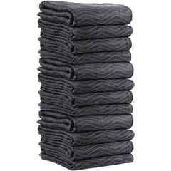 US Cargo Control - Tarps & Dust Covers; Material: Polyester ; Length (Inch): 80 ; Width (Inch): 72 ; Grommet: No ; Color: Black - Exact Tooling