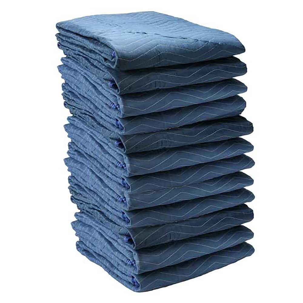 US Cargo Control - Tarps & Dust Covers; Material: Cotton/Microfiber ; Length (Inch): 80 ; Width (Inch): 72 ; Grommet: No ; Color: Blue - Exact Tooling