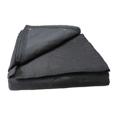 US Cargo Control - Tarps & Dust Covers; Material: Cotton/Polyester ; Length (Inch): 80 ; Width (Inch): 72 ; Grommet: Yes ; Color: Black - Exact Tooling