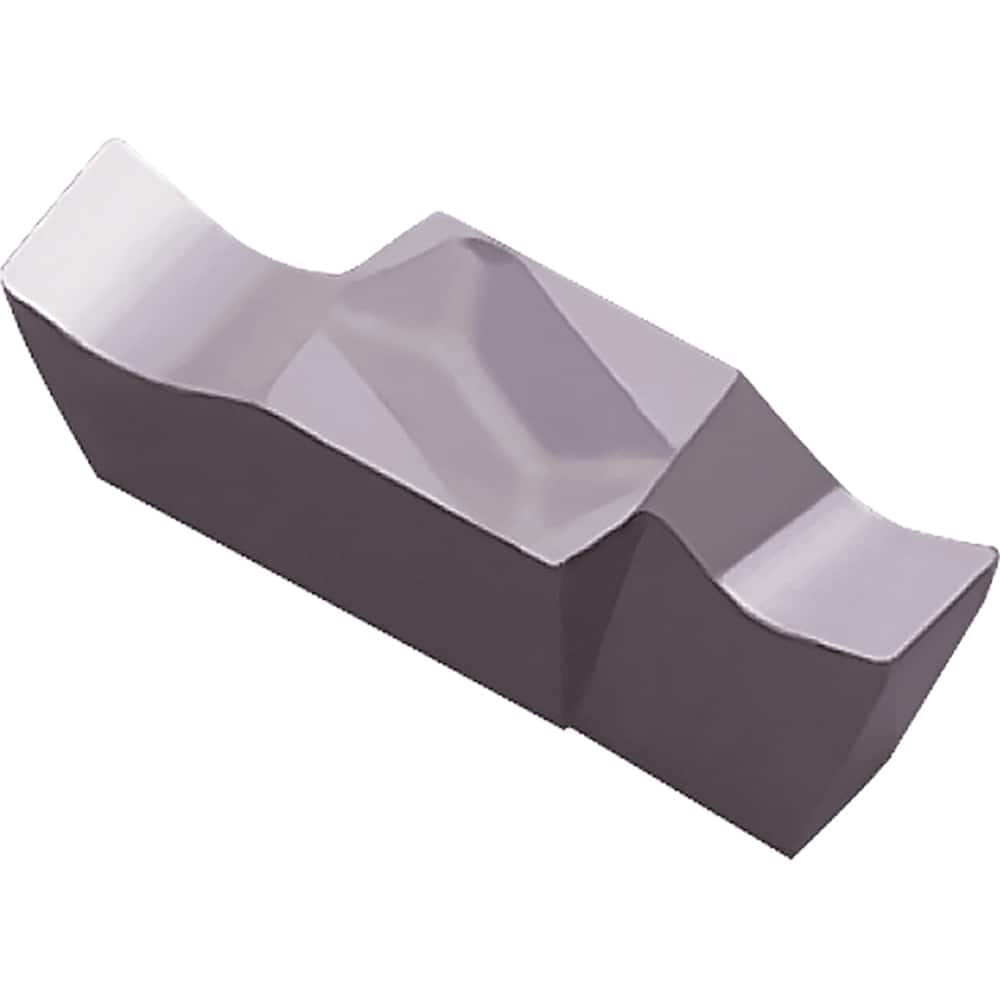 Grooving Insert: GV280020C PR1225, Solid Carbide Megacoat, Left Hand, 2.8 mm Cutting Width, 4.5 mm Max Depth, Series GV