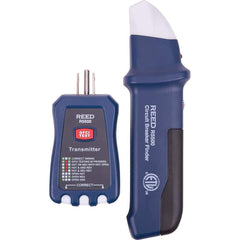 REED Instruments - Circuit Breaker Finders; Maximum Voltage: 120 VAC ; Minimum Voltage: 90 VAC ; Display Type: LED ; Power Supply: (1) 9V Battery ; Includes: Receiver; Transmitter; Battery ; PSC Code: 6625 - Exact Tooling