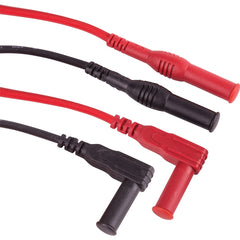 REED Instruments - Electrical Test Equipment Accessories; Accessory Type: Test Leads ; For Use With: Electrical Test Equipment, Test Probes and Clips that accept 0.16" (4mm) diameter shrouded banana connectors ; Color: Black; Red - Exact Tooling