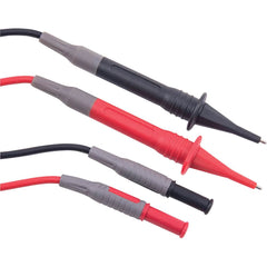 REED Instruments - Electrical Test Equipment Accessories; Accessory Type: Test Leads ; For Use With: Electrical Test Equipment with 0.16'' (4mm) Adapters ; Color: Black; Red - Exact Tooling