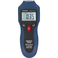 REED Instruments - Gas Detectors & Kits; Type: Portable microwave Leak Detector ; Gas Monitored: Microwaves ; Measuring Range: 0 to 9.99 mW/cm2 ; Alarm Level: 5 mW/cm2 ; Alarm Type: Audible; Visual ; Display Type: 4-Digit LCD - Exact Tooling
