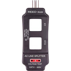 REED Instruments - Electrical Test Equipment Accessories; Accessory Type: AC Line Splitter ; For Use With: Digital Clamp Meters ; Color: Black - Exact Tooling