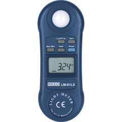 REED Instruments - Light Meters; Compatible Lighting: All Visible Light ; Maximum Measurement (Lux): 20000 ; Maximum Measurement (FC): 2000 ; Minimum Measurement (Lux): 0 ; Minimum Measurement (FC): 0 ; Accuracy ? (%): 5 - Exact Tooling