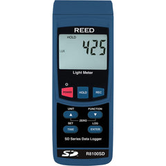 REED Instruments - Light Meters; Compatible Lighting: All Visible Light ; Maximum Measurement (Lux): 100000 ; Maximum Measurement (FC): 10000 ; Minimum Measurement (Lux): 0 ; Minimum Measurement (FC): 0 ; Accuracy ? (%): 4 - Exact Tooling