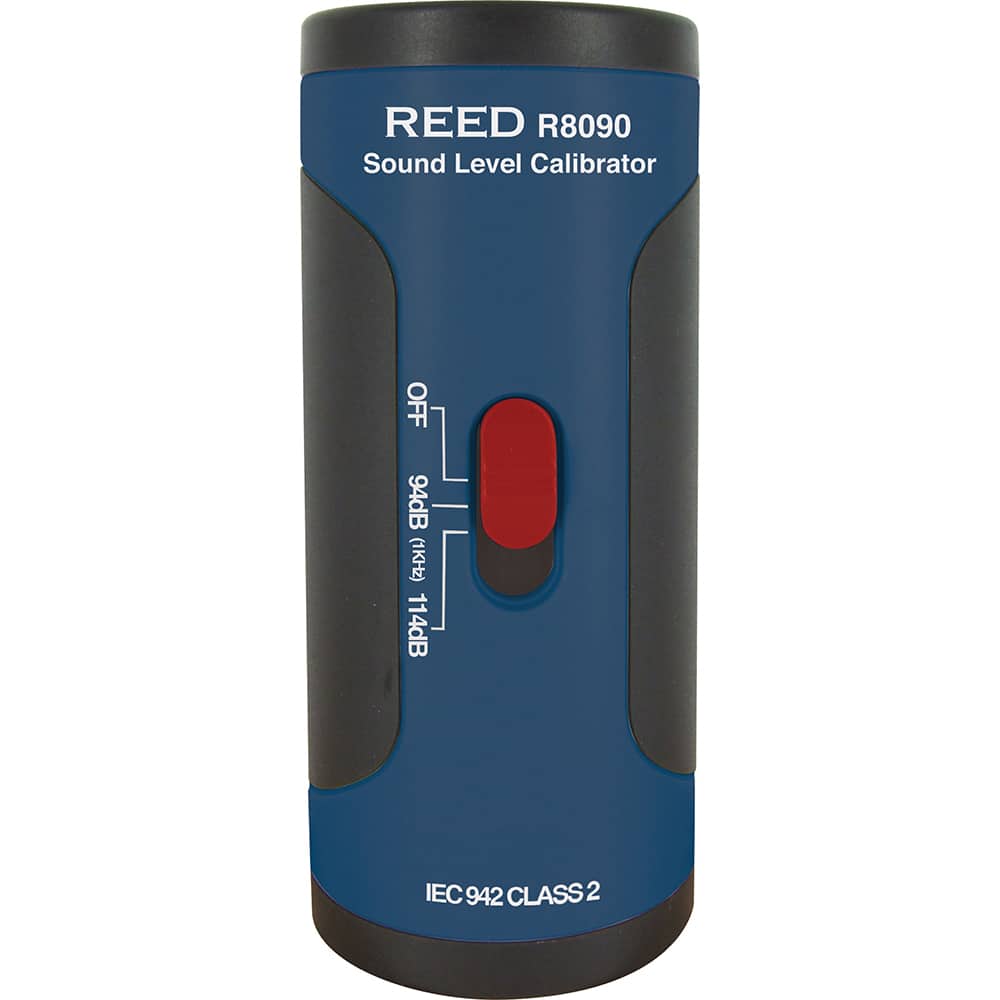REED Instruments - Sound Meter Accessories; Type: Sound Level Calibrator ; For Use With: Sound Meters with 1/2" Diameter Microphones - Exact Tooling