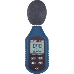 REED Instruments - Sound Meters; Type: Compact Sound Meter ; Frequency Weighting: A ; Sound Range (dB): 30 - Exact Tooling