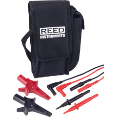 REED Instruments - Electrical Test Equipment Accessories; Accessory Type: Test Lead ; For Use With: Electrical Test Equipment with 4mm Adapters ; Color: Black; Red - Exact Tooling