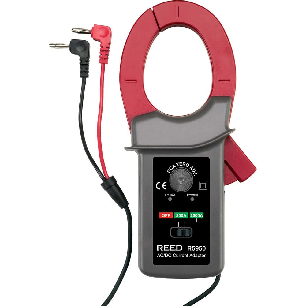 REED Instruments - Electrical Test Equipment Accessories; Accessory Type: AC/DC Current Adapter ; For Use With: Digital Multimeters ; Color: Black; Red - Exact Tooling