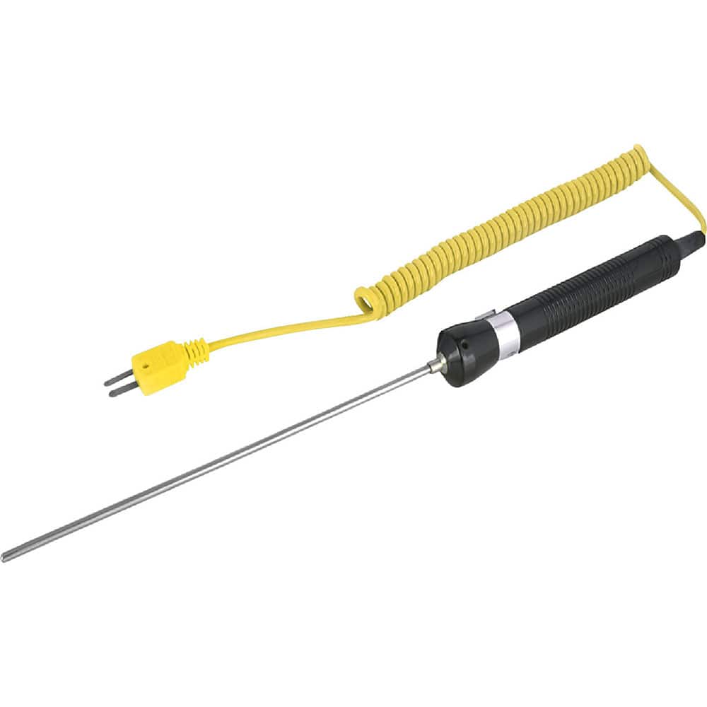 REED Instruments - Digital Thermometers & Probes; Type: Thermocouple Probe ; Maximum Temperature (C): 600.00 ; Maximum Temperature (F): 1112.000 ; Minimum Temperature (C): -50.00 ; Minimum Temperature (F): -58.000 ; Material: Stainless Steel - Exact Tooling