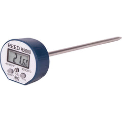 REED Instruments - Digital Thermometers & Probes; Type: Pocket Size Digital Stem Thermometer ; Maximum Temperature (C): 230.00 ; Maximum Temperature (F): 450.000 ; Minimum Temperature (C): -40.00 ; Minimum Temperature (F): -40.000 ; Sensor: Digital Stem - Exact Tooling