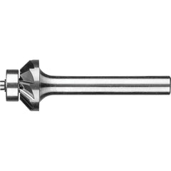 PFERD - SK-6, 5/8" Cut Diam, 1/4" Shank Diam, Carbide Aluma Cut Cone Burr - Exact Tooling