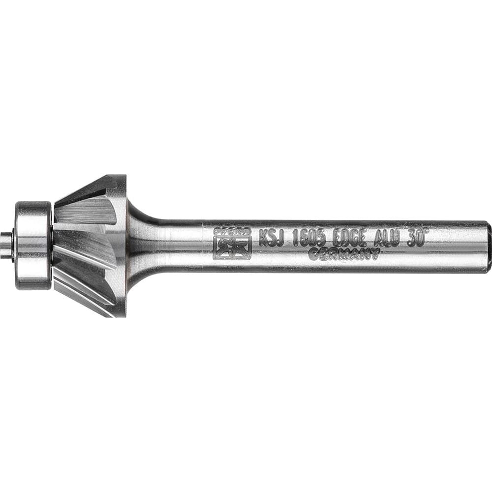 PFERD - SSJ-6, 5/8" Cut Diam, 1/4" Shank Diam, Carbide Aluma Cut Cone Burr - Exact Tooling