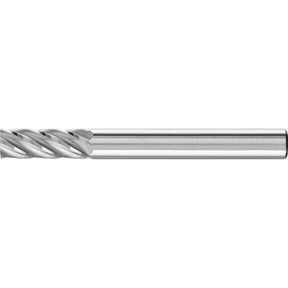 PFERD - SA-1, 1/4" Cut Diam, 1/4" Shank Diam, Carbide Inox Cut Cylinder Burr - Exact Tooling