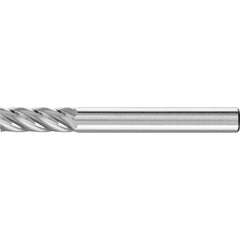PFERD - SA-1, 1/4" Cut Diam, 1/4" Shank Diam, Carbide Inox Cut Cylinder Burr - Exact Tooling