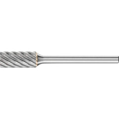 PFERD - SA-51, 1/4" Cut Diam, 1/8" Shank Diam, Carbide Inox Cut Cylinder Burr - Exact Tooling