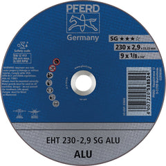 PFERD - Cutoff Wheels; Tool Compatibility: Angle Grinder ; Wheel Diameter (Inch): 9 ; Wheel Thickness (Inch): 1/8 ; Abrasive Material: Aluminum Oxide/Silicon Carbide ; Maximum RPM: 6600.000 ; Grit: 30 - Exact Tooling
