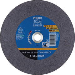 PFERD - Cutoff Wheels; Tool Compatibility: Chop Saw ; Wheel Diameter (Inch): 12 ; Wheel Thickness (Inch): 3/32 ; Abrasive Material: Aluminum Oxide ; Maximum RPM: 5100.000 ; Grit: 36 - Exact Tooling