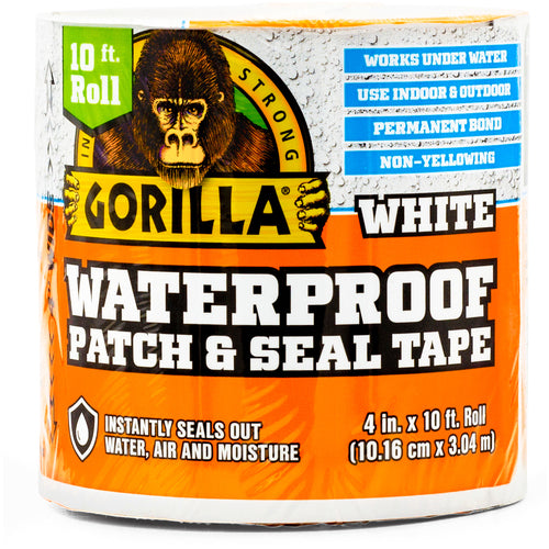 Waterproof Patch & Seal Tape White 10 ft - Exact Tooling