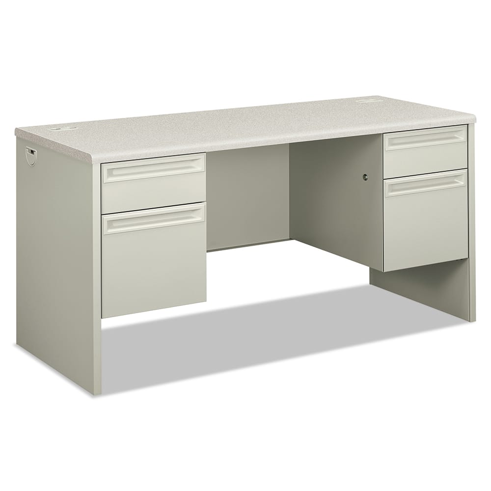 Hon - Credenzas; Type: Credenza ; Number of Drawers: 4.000 ; Length (Inch): 60 ; Height (Inch): 29-1/2 ; Depth (Inch): 24 ; Color: Light Gray - Exact Tooling