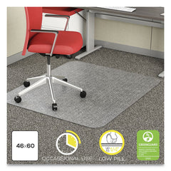 Deflect-o - Chair Mats; Style: Straight Edge ; Shape: Rectangular ; Width (Inch): 46 ; Length (Inch): 60 ; Lip Cutout Size: No Lip (Inch) - Exact Tooling